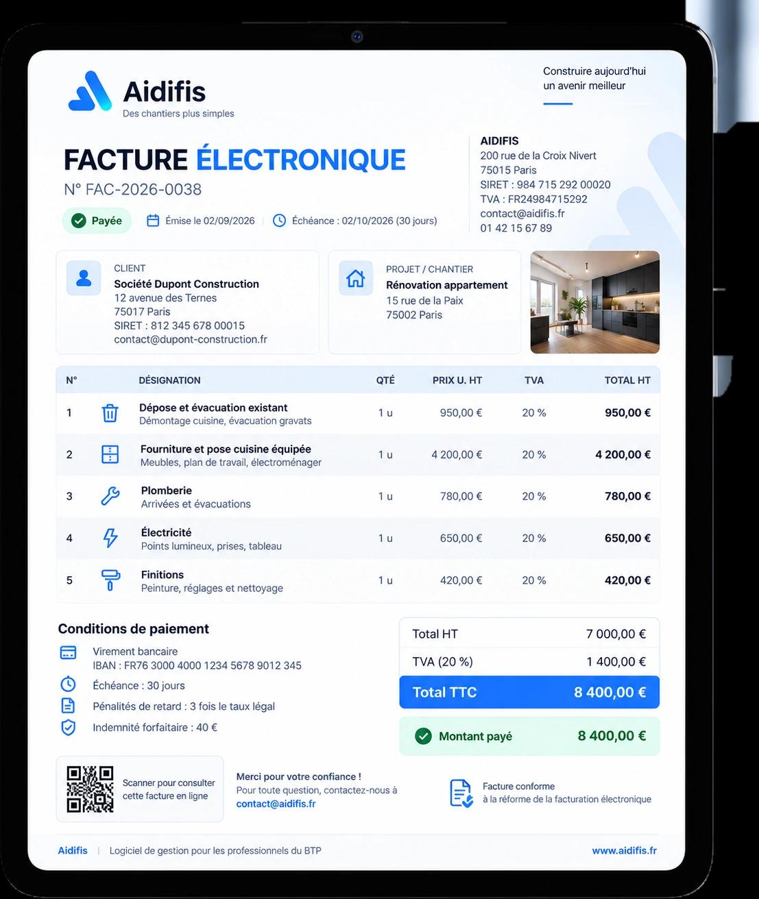 Quotes and invoices